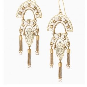 Stella & Dot Mirage Chandeliers - Gold